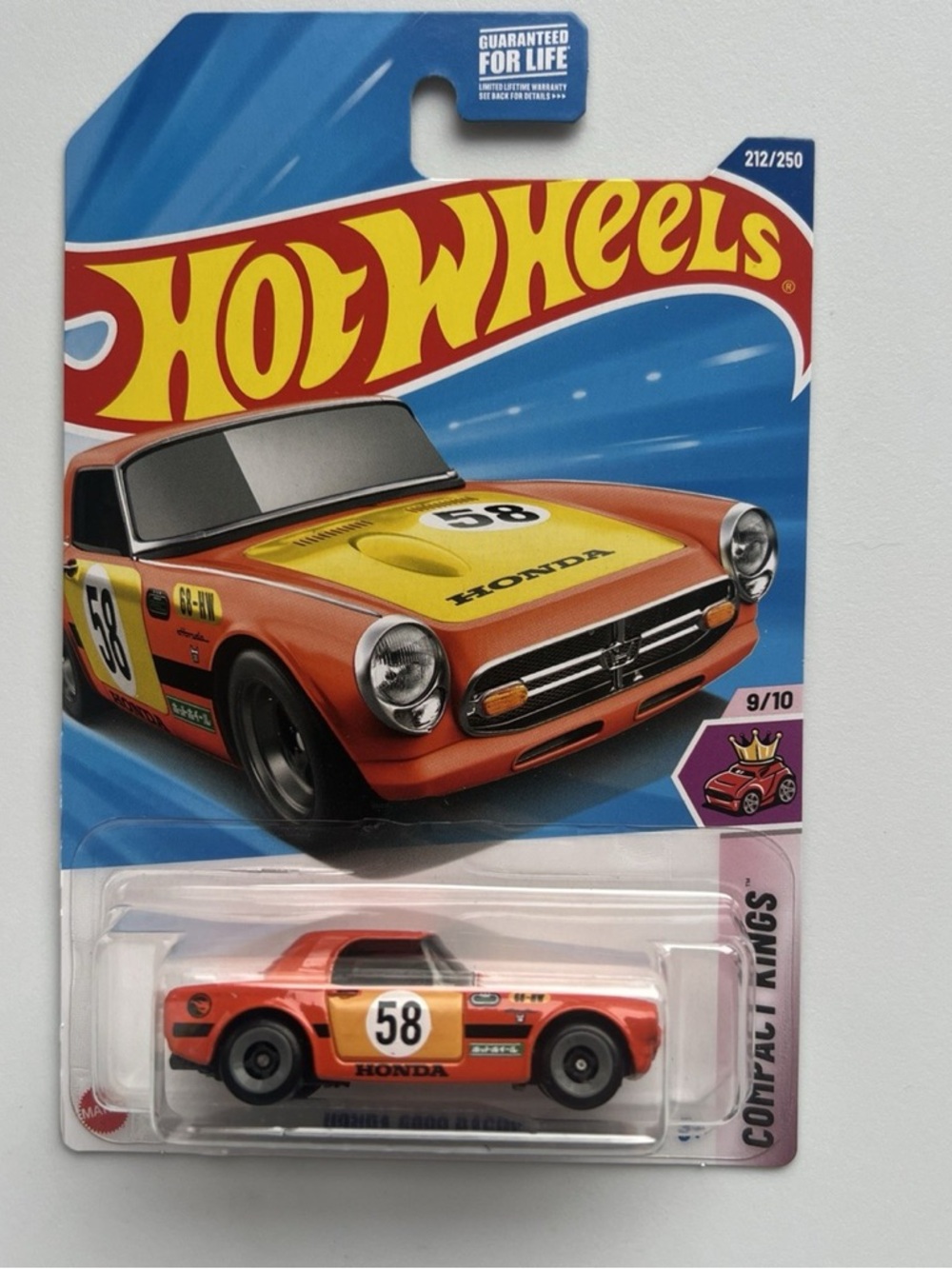 Mattel Hot Wheels Honda S800 Racing Treasure Hunt